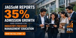JAGSoM Reports 35 percent Admission Growth Amid Demand for Industry Focused Management Education